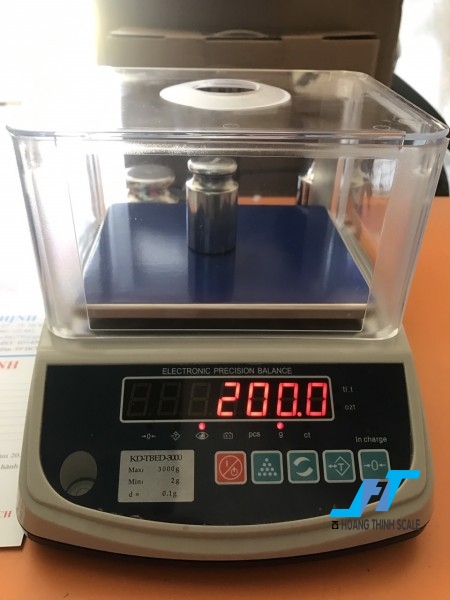 Cân điện tử kỹ thuật KD TBED 3000g là mẫu cân được sử dụng trong phòng thí nghiệm, cân trọng lượng các mẫu vật nhỏ