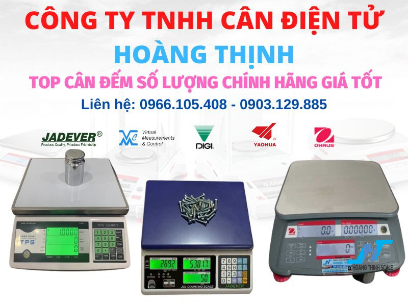 Cân đếm số lượng là một dòng cân chuyên dùng cho đếm số lượng nhanh các sản phẩm như ốc vít đinh tán các loại có khối lượng đồng nhất