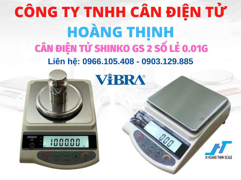 Cân điện tử SHINKO GS 2 số lẻ 0.01g mức cân 320g 620g 1200g 2200g 3200g dòng cân kỹ thuật do Cân Hoàng Thịnh cung cấp phân phối trên toàn quốc, báo giá cân điện tử gọi 0966.105.408