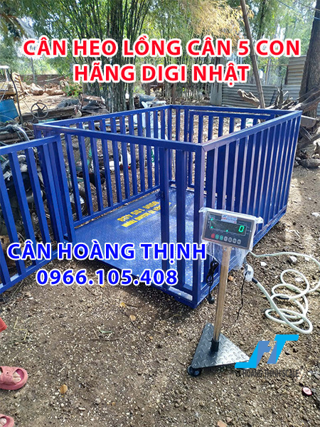 Cân heo lồng cân 5 con hãng DIGI Nhật