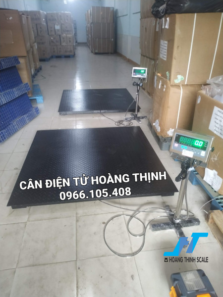 Cân sàn điện tử 1 tấn DI28SS dùng cho nhà máy sản xuất thuốc lá